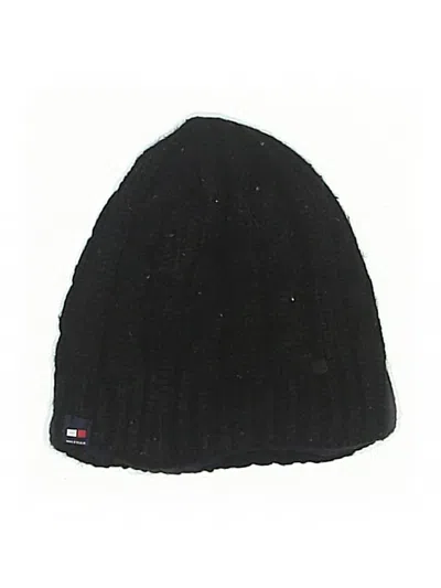 Pre-owned Tommy Hilfiger Beanie Hat In Blue