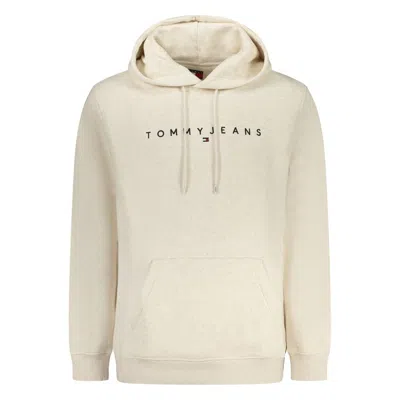 Tommy Hilfiger Beige Cotton Men Sweater In Sand