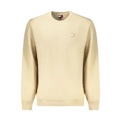 Tommy Hilfiger Beige Cotton Men Sweater In Nude