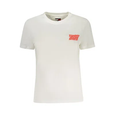 Tommy Hilfiger Beige Cotton Women Top In White