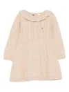 Tommy Hilfiger Beige Knitted Dress  In Neutral