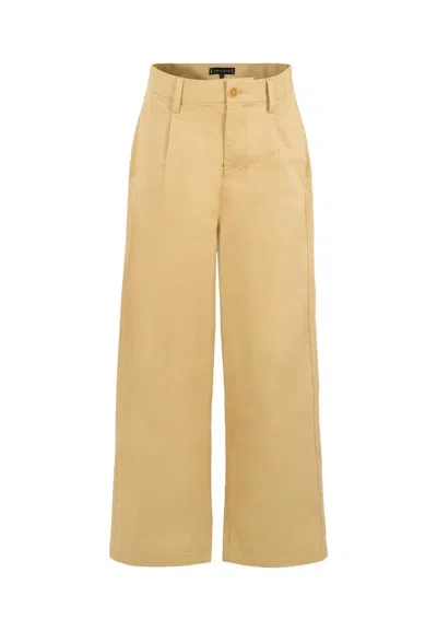 Tommy Hilfiger Kids' Beige Pants For Boy With Logo In Sand