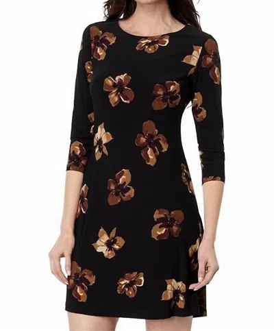 Tommy Hilfiger Bell Sleeve Mini Dress In Black