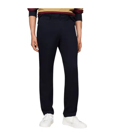 Tommy Hilfiger Belt-loop Casual Pants In Black