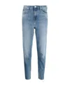 Tommy Hilfiger Gramercy High-rise Tapered Jeans In Blue