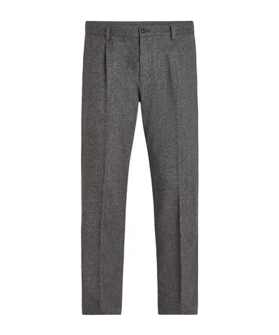 Tommy Hilfiger Belt Loops Slacks In Black