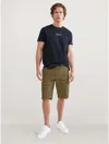 Tommy Hilfiger Belted Cargo Short In Faded Military