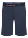 Tommy Hilfiger Belted Shorts In Blue