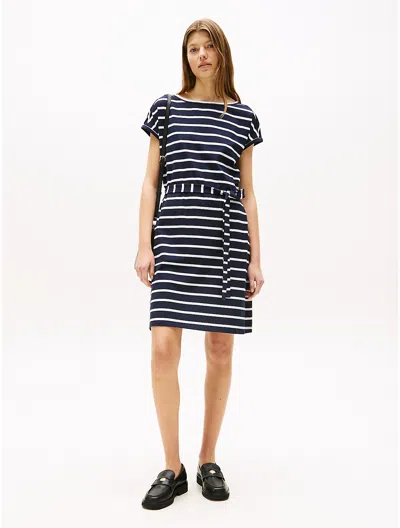 Tommy Hilfiger Belted Stripe Stretch T