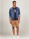 Tommy Hilfiger Belted Twill 9" Short In Desert Khaki