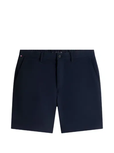 Tommy Hilfiger Dover Tailored Shorts Belt Loops Pockets In Blue