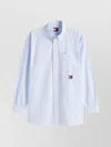 Tommy Hilfiger Bengal Striped Button-down Collar Shirt With Front Pocket In Blue