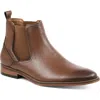 Tommy Hilfiger Men's Berton Low Shaft Chelsea Boots In Medium Brown