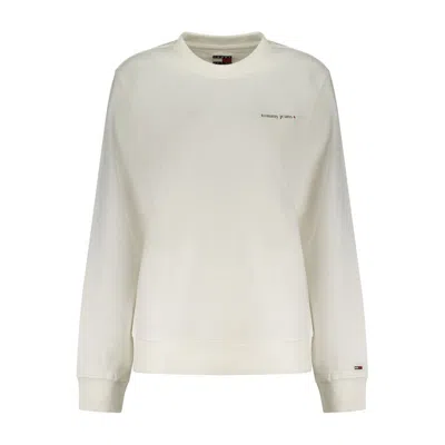 Tommy Hilfiger Bianco Cotton Women's Sweatshirt In White