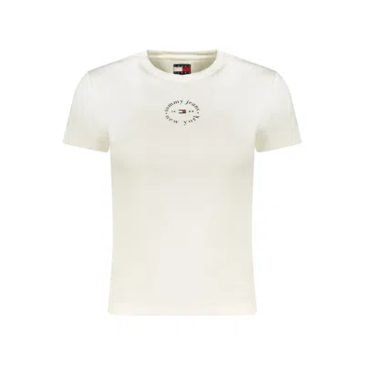 Tommy Hilfiger Bianco Cotton Women T-shirt In White