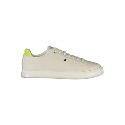 Tommy Hilfiger Bianco Poliuretano Uomo Sneaker In White