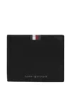 Tommy Hilfiger Bifold Leather Wallet In Black