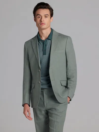 Tommy Hilfiger Big & Tall Modern Fit Linen Men's Suit In Green