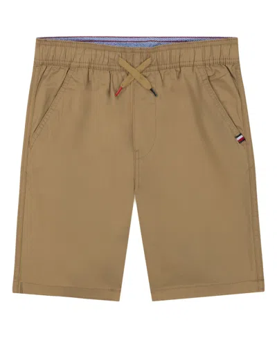 Tommy Hilfiger Kids' Big Boy Core Essentials Pull-on Short In Kelp