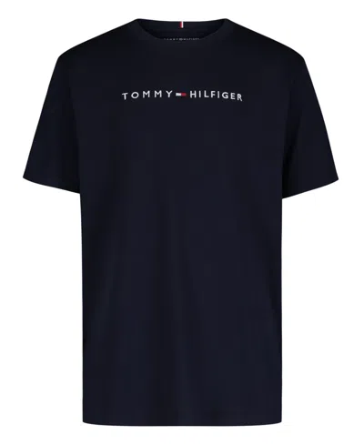 Tommy Hilfiger Kids' Big Boy Tomas Short Sleeve Tee In Navy Blazer
