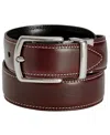 Tommy Hilfiger Big Boys Brown And Black Reversible Belt In Brown,black