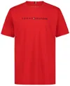 Tommy Hilfiger Little Boys Essential Embroidered Logo Graphic Cotton T-shirt In Tommy Red