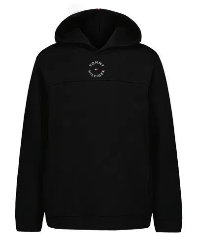 TOMMY HILFIGER BIG BOYS SOFT ESSENTIAL LOGO EMBROIDERED FLEECE HOODIE