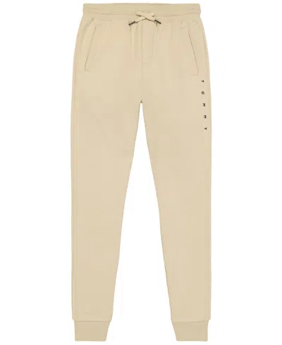 Tommy Hilfiger Kids' Big Boys Flag Pull On Jogger Pants In Irish Cream