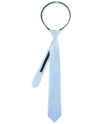 TOMMY HILFIGER BIG BOYS MICRO FLORAL PRE-TIED ZIPPER TIE