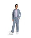 Tommy Hilfiger Big Boys Stretch Sharkskin Jacket In Blue