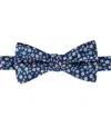 Tommy Hilfiger Big Boys Pre-tied Botanical Bow Tie In Navy,pink