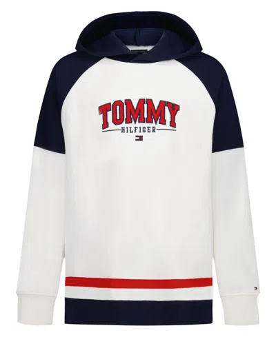 Tommy Hilfiger Kids' Big Boys Rugby Hoodie In White