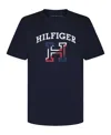 Tommy Hilfiger Big Boys S-xl Hilfiger H Short Sleeve T-shirt In Blue