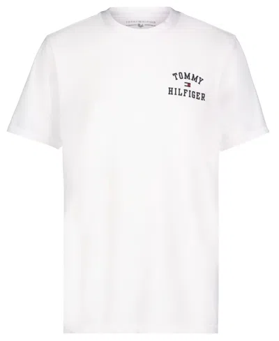 Tommy Hilfiger Kids' Big Boys Short Sleeve T-shirt In Fresh White