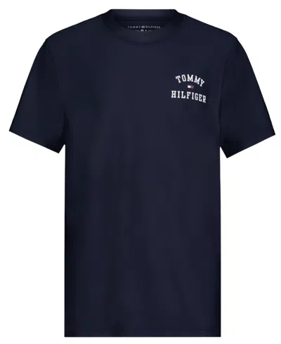 Tommy Hilfiger Kids' Big Boys Short Sleeve T-shirt In Navy Blazer