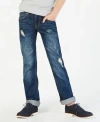Tommy Hilfiger Big Boys Regular-fit Niagara Stretch Jeans In Niagara Blue