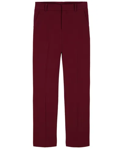 Tommy Hilfiger Kids' Big Boys Th Flex Machine Washable Stretch Performance Dress Pants In Red