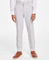 Tommy Hilfiger Big Boys Th Flex Machine Washable Stretch Performance Dress Pants In Heather Grey