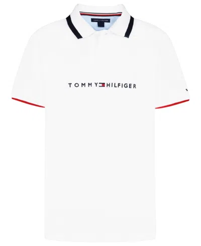 Tommy Hilfiger Kids' Big Boys Tomas Polo Shirt In White