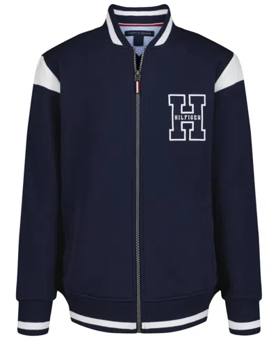 Tommy Hilfiger Kids' Big Boys Tommy Collegiate Jacket In Blue