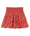 Tommy Hilfiger Big Girls Ditsy Floral Tiered Skort In Red