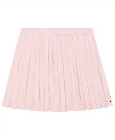 Tommy Hilfiger Kids' Big Girls Pleated Skirt In Dark Pink