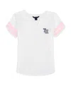 Tommy Hilfiger Big Girls Pointelle Short Sleeve T-shirt In White