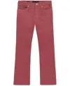 Tommy Hilfiger Big Girls Stretch Corduroy Flare Jean In Dark Pink