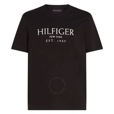 Tommy Hilfiger Big Hilfiger Cotton T-shirt In Schwarz