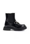 Tommy Hilfiger Black Ankle Boots For Girl With Logo In Black
