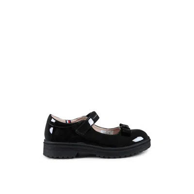 Tommy Hilfiger Kids' Black Ballet Flats For Girl With Logo