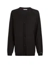TOMMY HILFIGER BLACK CARDIGAN WITH BUTTONS