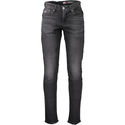 Tommy Hilfiger Black Cotton Jeans & Pant In Gray