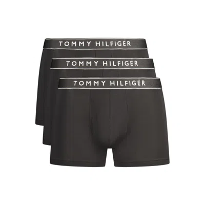 Tommy Hilfiger Black Cotton Men's Boxer Short In Brown